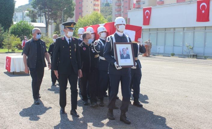 Giresun'da yaşanan selde şehit olan Jandarma Uzman Çavuş Erdem Çıtır için tören düzenlendi