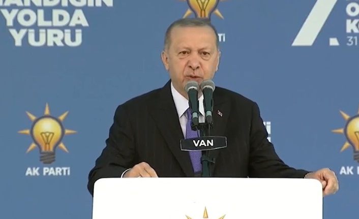 Cumhurbaşkanı Erdoğan'dan Van'da önemli açıklamalar