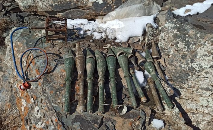 Van’da 10 adet RPG-7 antitank roketatar mühimmatı ele geçirildi