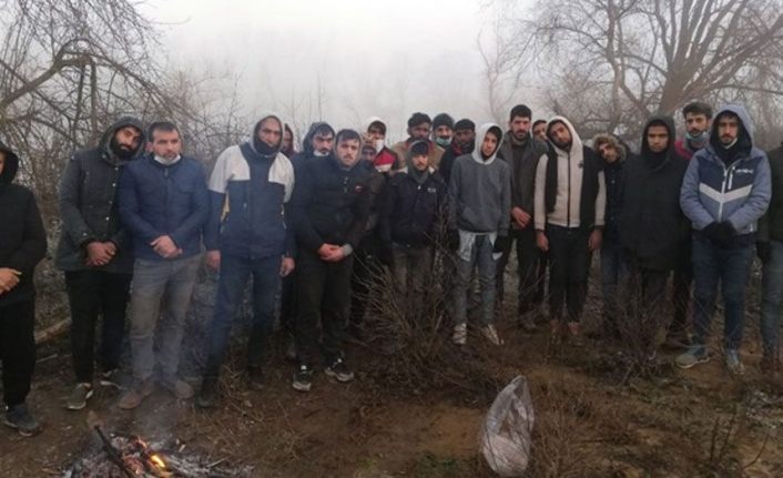 Edirne Meriç hududunda 26 düzensiz göçmen yakalandı