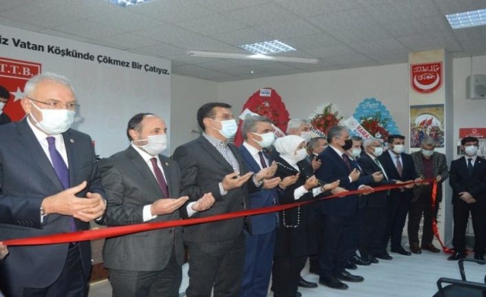 Malatya'da Milli Türk Talebe Birliği yeni binasına kavuştu
