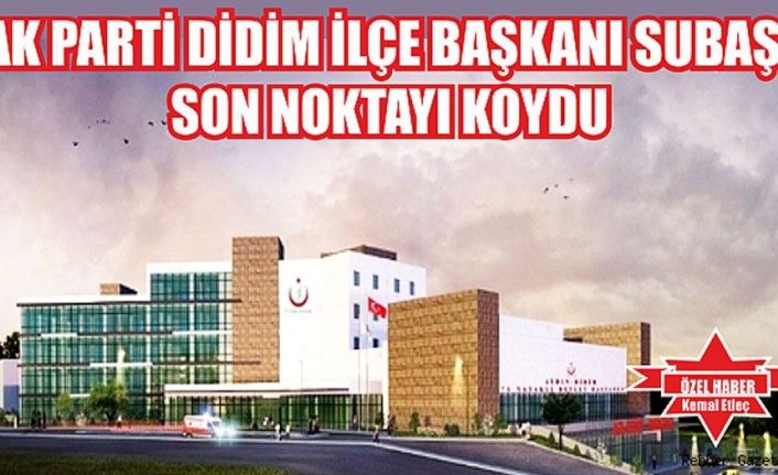 Aydın Didim'de hastane 145 yatak kapasiteli olacak