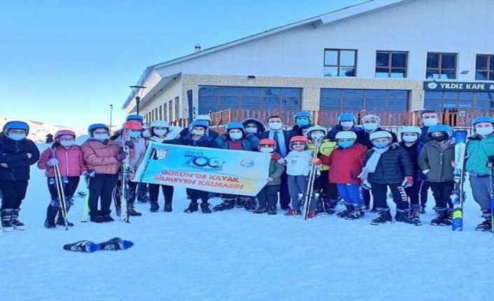 Sivas Gürün'de kayak bilmeyen kalmayacak
