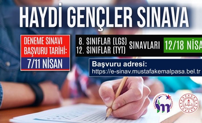 Bursa'da öğrencilere online sınav desteği