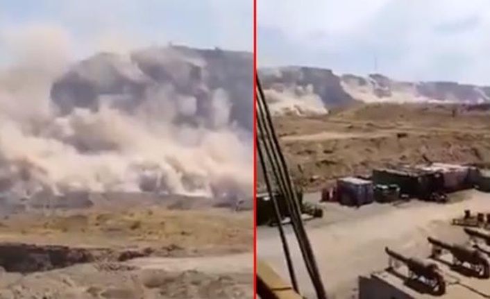 İran'daki korkutan depremde dağlardan duman çıktı