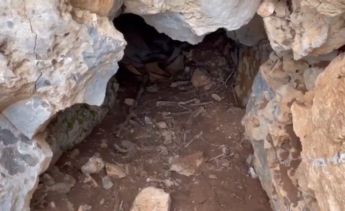 Kuzey Irak'ta teröristlerin mağarası imha edildi