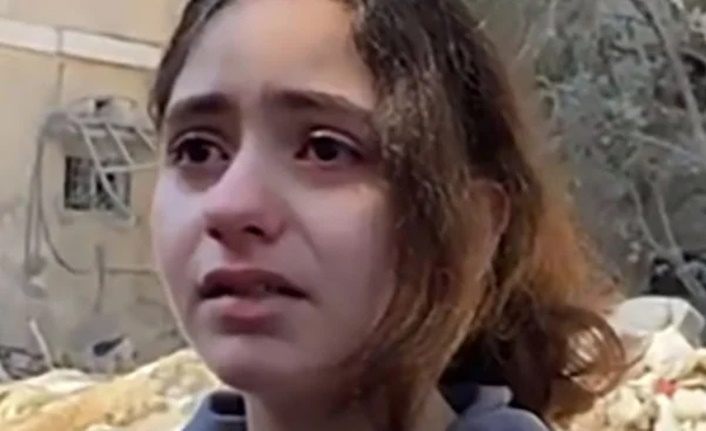 Hesabı sorulacak elbet! Filistinli küçük kız yürekleri burktu