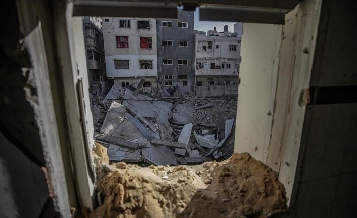 İşgalci İsrail'in, Gazze'deki yıkımı