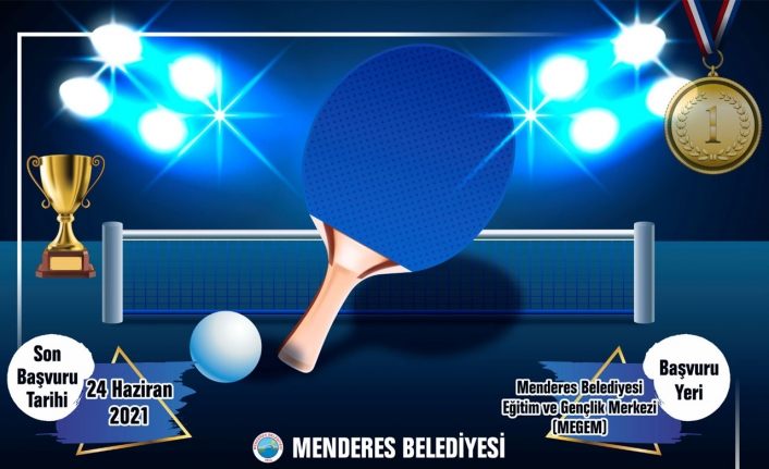İzmir Menderes masa tenisine hazırlanıyor