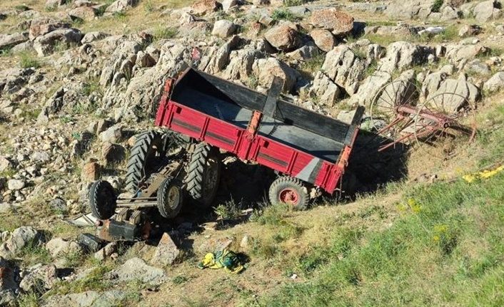 Van'da traktör uçuruma yuvarlandı: 1 ölü