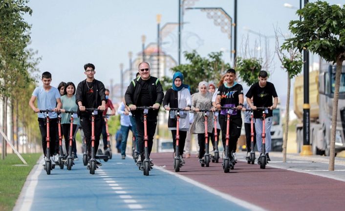 Sivas’ta elektrikli scooter desteği