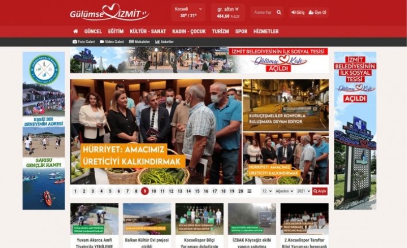 Kocaeli’de İzmit Belediyesi’nden haber portalı