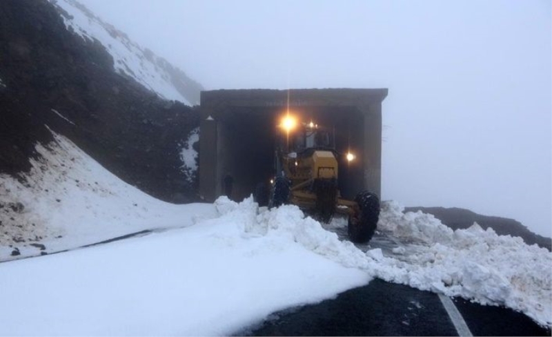 Muş'ta kar yağışı! 10 köy ve 21 mezra yolu ulaşıma açıldı