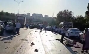 Kaza, sabah saat 07.00 sıralarında TEM Otoyolu Bahceşehir mevkii Mahmutbey