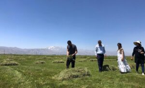 İlçede 2 yıl aradan sonra bu sene yağışların çok sürmesi