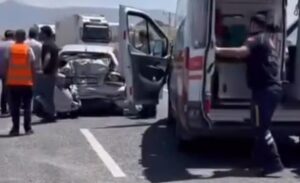 Edinilen bilgiye göre kaza, Van-Erciş karayolu üzerinden bulunan Alkasnak Mahallesi