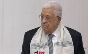 Cumhurbaşkanı Erdoğan ile dün Beştepe’de görüşen Filistin lideri Mahmud Abbas,
