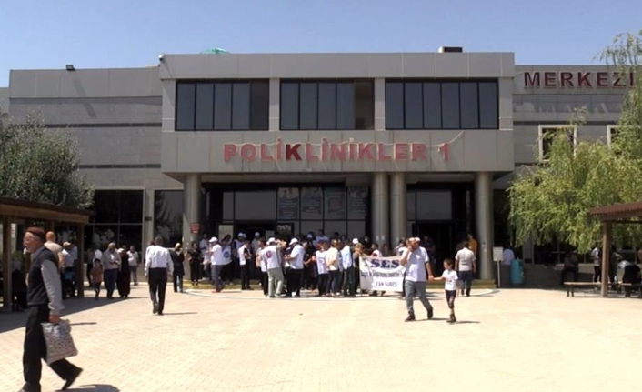 Van YYÜ Odabaş Tıp Merkezi’nde görevli bir hemşirenin, bir hasta