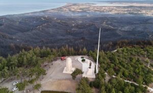 Çanakkale’nin Eceabat ilçesine bağlı Büyükanafarta köyü yakınlarında dün sabah saat