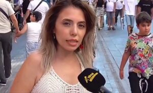 İzmir’de özel bir şirkette çalışan Dilruba Y. isimli kadın, sokak