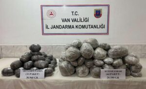 Van Valiliğinden yapılan açıklamada, İl Jandarma Komutanlığınca “Narkotik Suçları” faaliyetlerinin