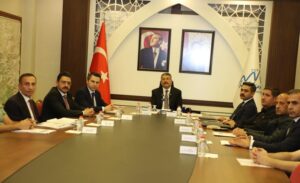 13 Ekim Uluslararası Afet Risklerinin Azaltılması Günü kapsamında yapılan toplantıya