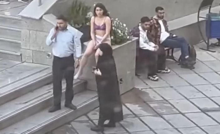 Şeriatla yönetilen İran’da şaşkına çeviren bir protesto gösterisi yapıldı. Başkent