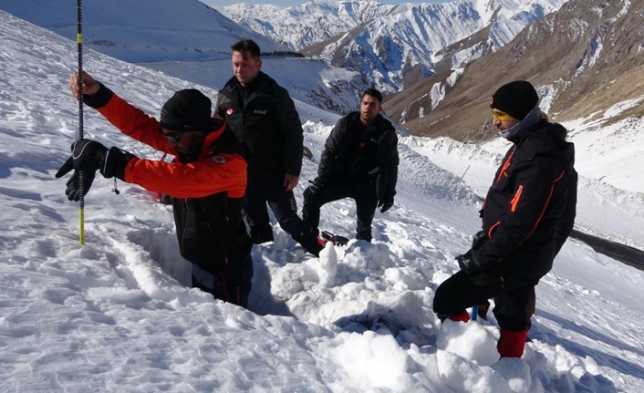 Van-Bahçesaray kara yolunda 4-5 Şubat 2020 tarihlerinde meydana gelen çığ