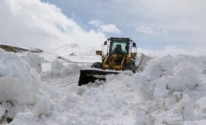Van’da etkili olan kar yağışı hayatı olumsuz etkiledi. Kar yağışı