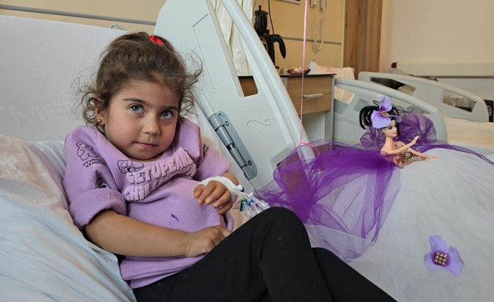 Batman Eğitim ve Araştırma Hastanesine getirilen 4 yaşındaki Rumeysa Altundağ’ın