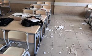 Eskişehir Yunusemre Endüstri ve Teknik Anadolu Lisesi’nde ders işlendiği sırada