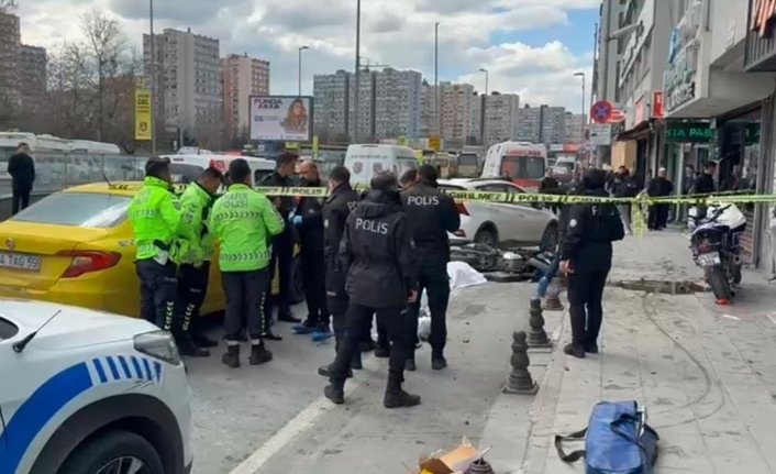 Bahçelievler ilçesine bağlı Şirinevler mahallesinde E-5 yan yolda meydana gelen