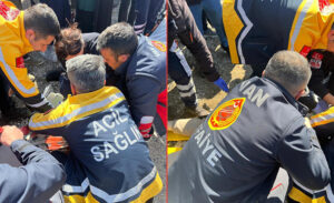 Edremit ilçesinin Çiçekli Mahallesi’nde, sürücüsünün kimliği belirlenemeyen kapalı kasa kamyonet,