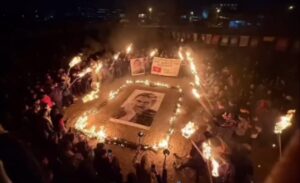 Van’da DEM Parti tarafından organize edilen Nevruz kutlamalarında terör örgütü