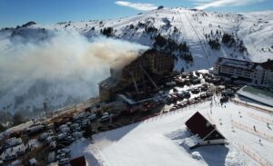 Bolu’da Kartalkaya Kayak Merkezi’ndeki Grand Kartal Otel’de 21 Ocak’ta çıkan