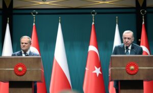 Cumhurbaşkanı Erdoğan, Beştepe’deki Cumhurbaşkanlığı Külliyesi’nde Polonya Başbakanı Donald Tusk’ı ağırladı.