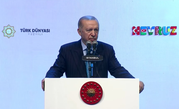 Cumhurbaşkanı Recep Tayyip Erdoğan, Haliç Kongre Merkezi’nde düzenlenen ’21 Mart