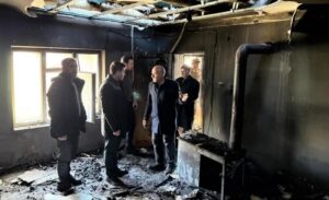 Özalp ilçesine bağlı Hacıali Mahallesi Şeydan Mezrası’nda bir evde çıkan