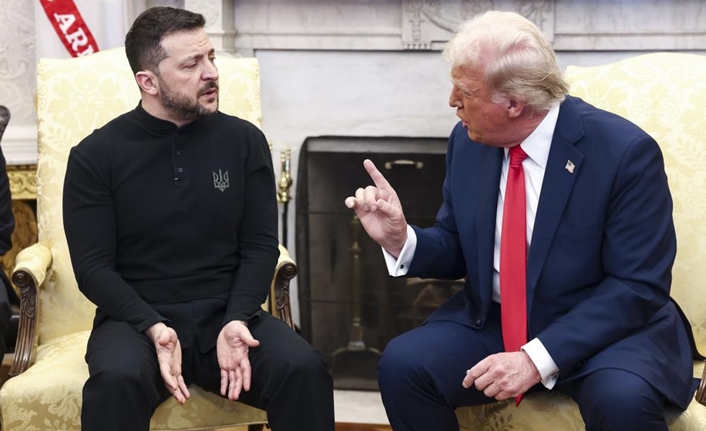 ABD Başkanı Donald Trump, Ukrayna Devlet Başkanı Volodimir Zelenski’yi bir