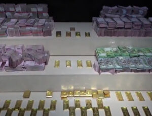 Van’da onlarca kilo altın ve suç geliri yüklü miktarda para ele geçirildi