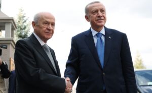 Milliyetçi Hareket Partisi (MHP) Genel Başkanı Devlet Bahçeli, Cumhurbaşkanı Recep