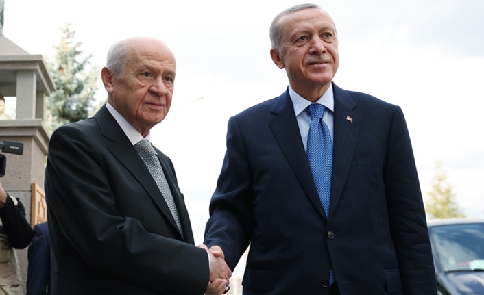 Milliyetçi Hareket Partisi (MHP) Genel Başkanı Devlet Bahçeli, Cumhurbaşkanı Recep