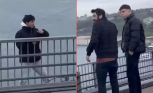 İstanbul’da bir genç, 15 Temmuz Şehitler Köprüsü’ne çıkarak intihar girişiminde