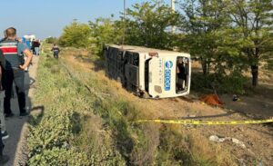 Ereğli ilçesinde sabah saatlerinde meydana gelen otobüs kazasında can kaybı